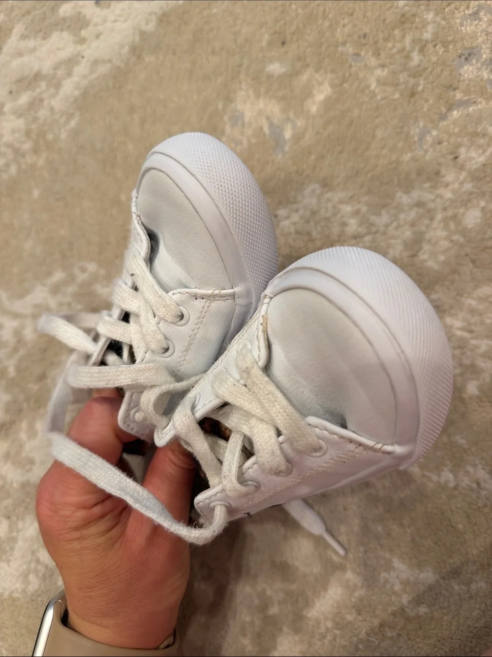 Ralph Lauren White Sneakers Size 7
